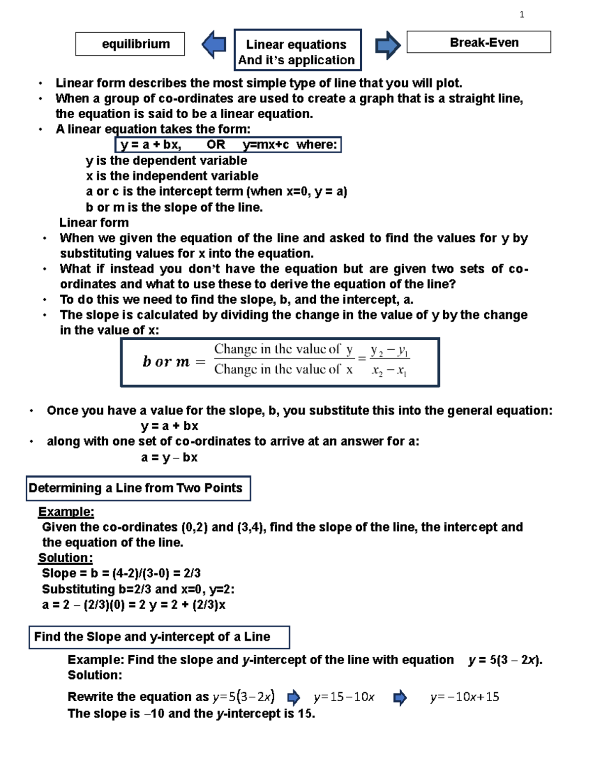 MATH L3 - Testbank: Linear Equations and Applications Analysis - Studocu
