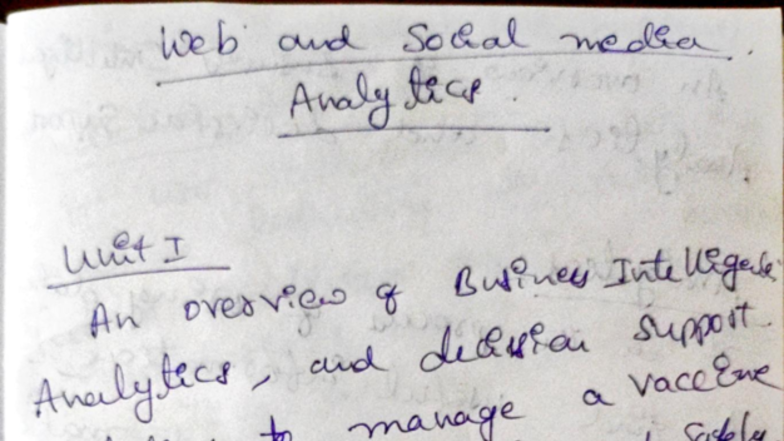Unit 1 Web and social media analytics - e Am%hcaf | e —— A OveR Ve ...