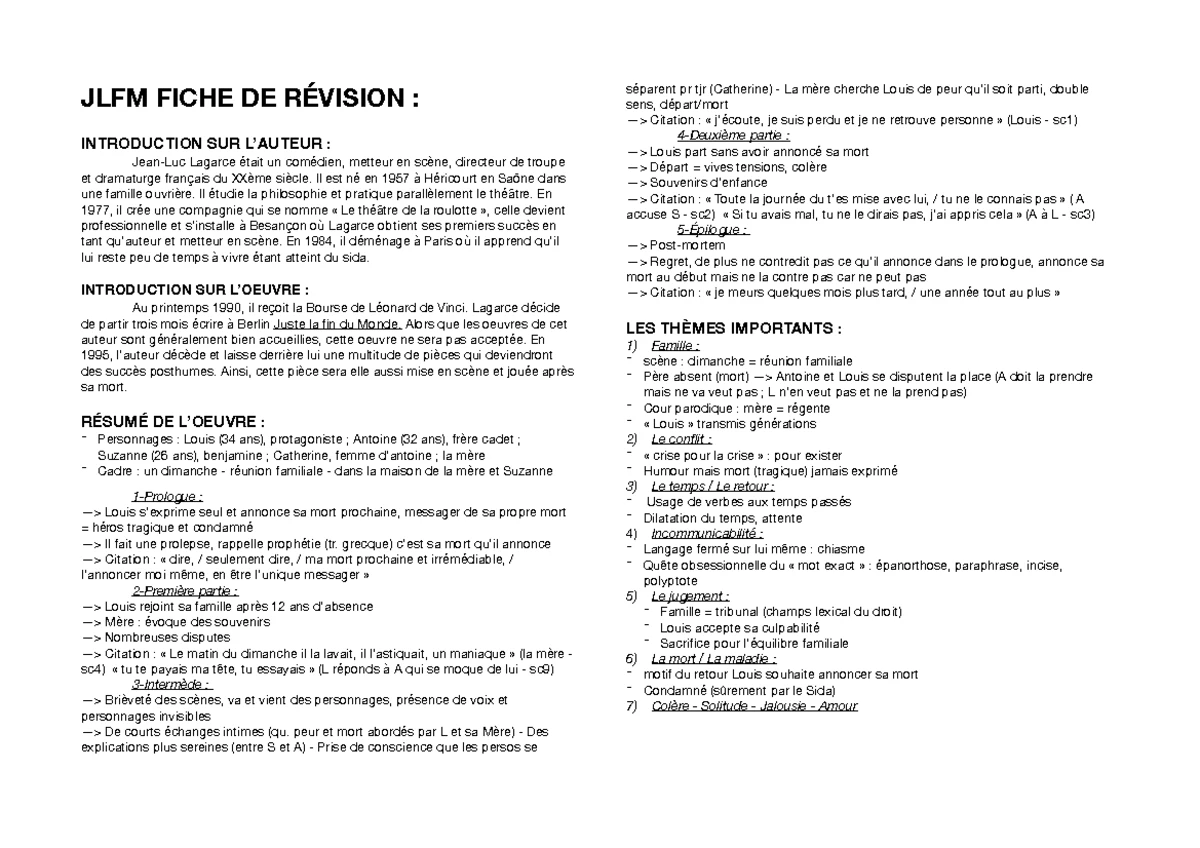 Fiche De Révision Manon Lescaut Dissertation Fiche de Révision sur Manon Lescaut - Analyse et Thèmes Principaux