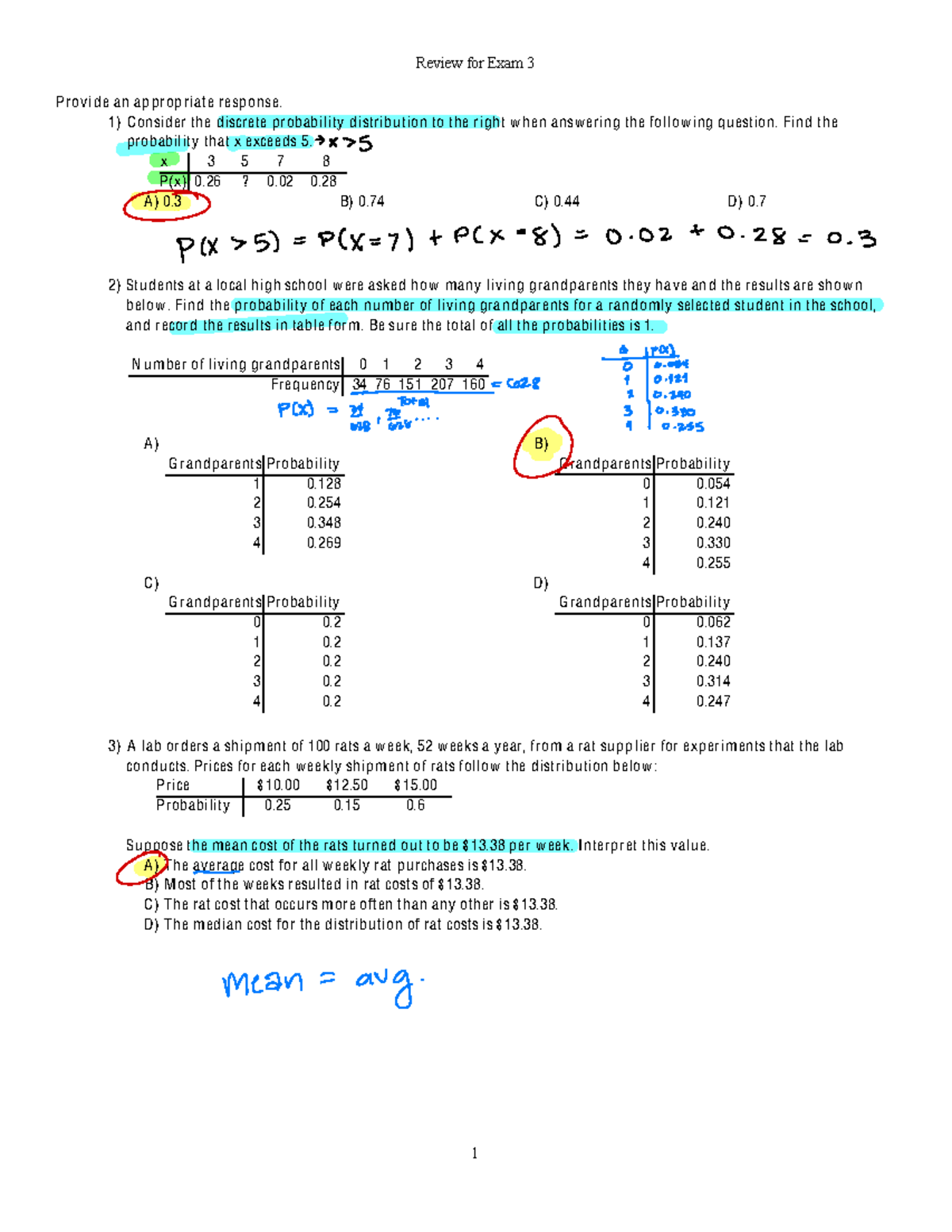 Final Exam Review Notes for Statistics 101 - Studocu