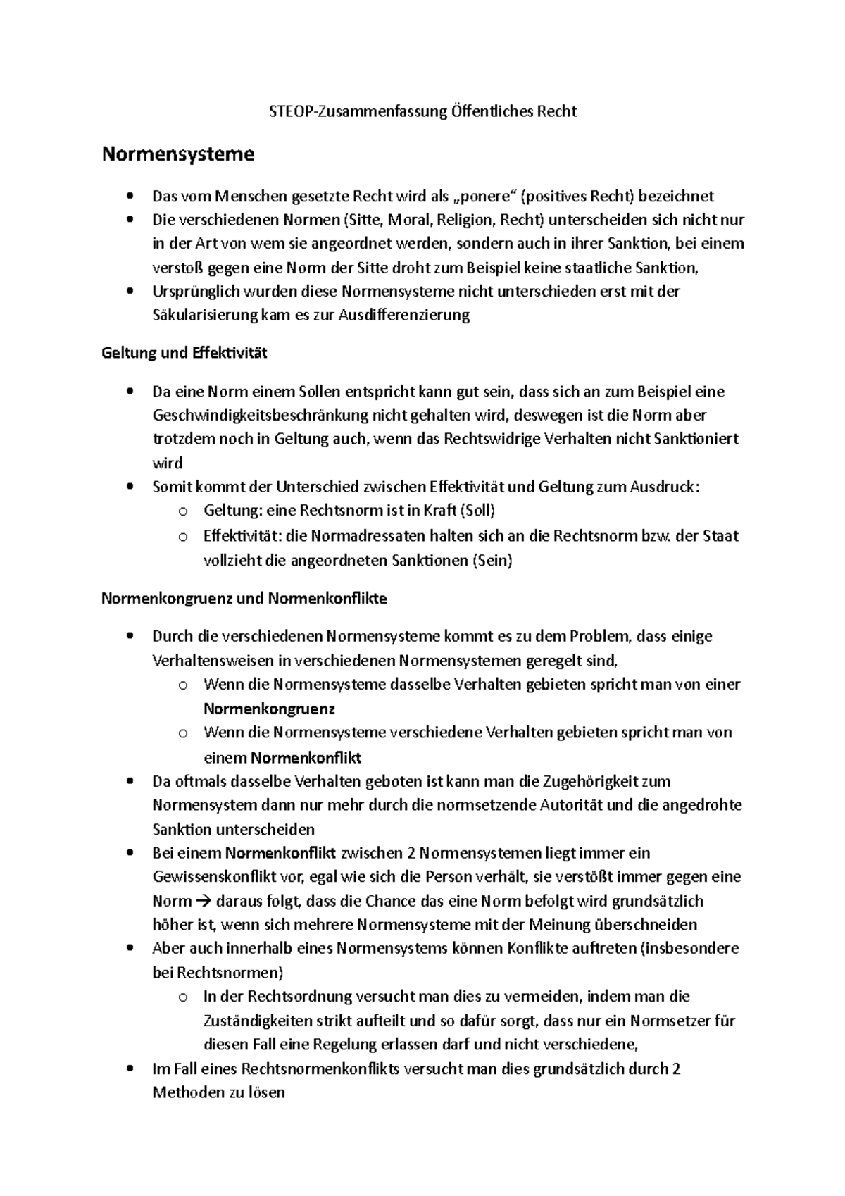 Zusammenfassung Öffentliches Recht STEOP - STEOP-Zusammenfassung ...