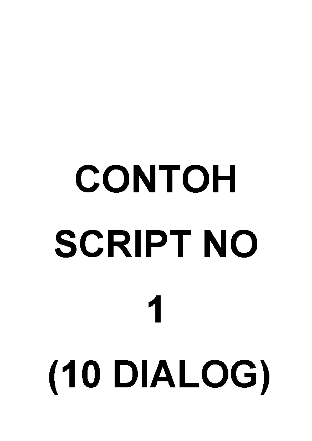 Script Dialog Mandarin TMC451: Cuaca dan Janji Temu - Studocu