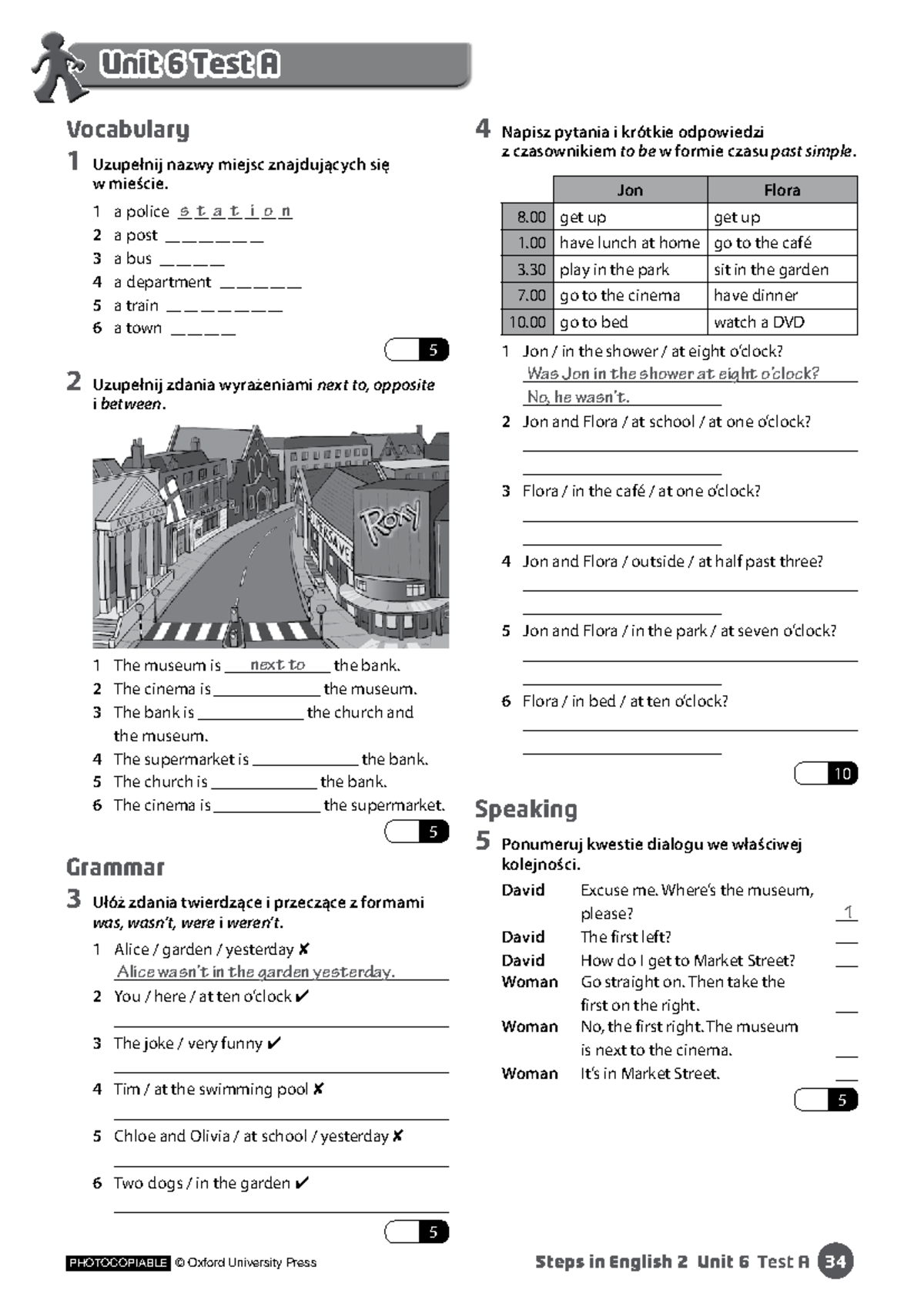 Steps in English 2: Units 6-8 Test Review and Vocabulary Practice - Studocu