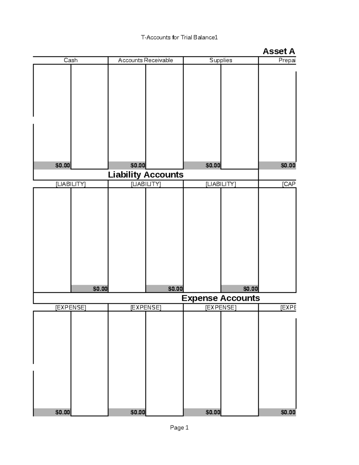 Accounting Workbook: Trial Balance & Financial Statements - Studocu