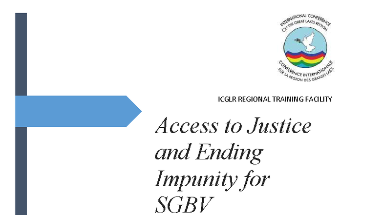 ICGLR REGIONAL TRAINING FACILITY: SGBV Case Law Compendium - Studocu