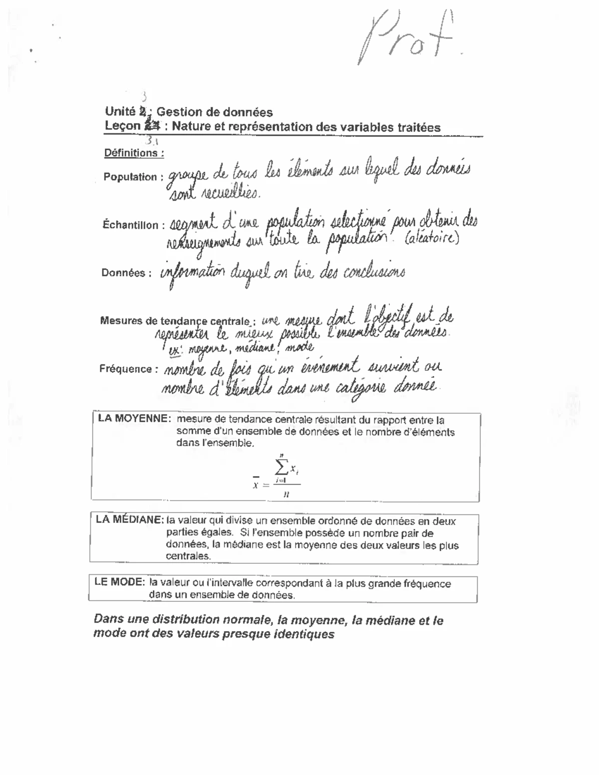 Révision MAP4C Modèles Mathématiques 1.4-1.6: Isolation des Variables ...