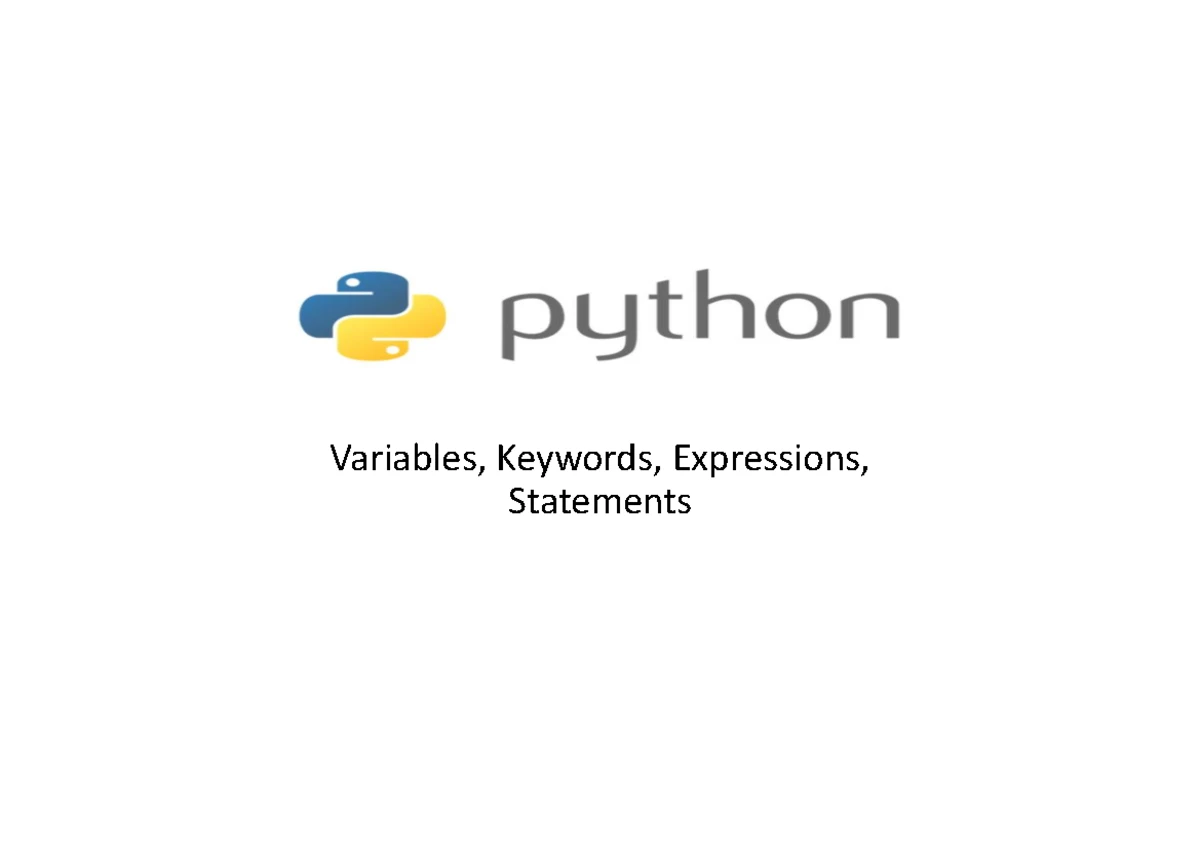 Module 1 - Python Programm - Python Programming Programming ..?? Which ...
