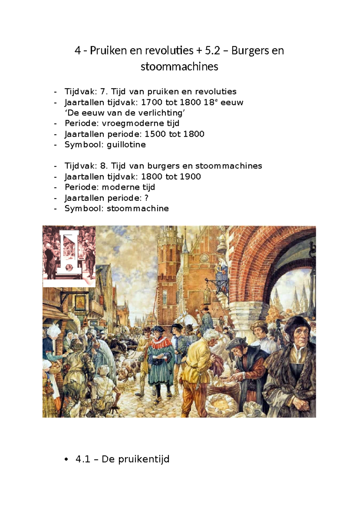 pruiken en revoluties