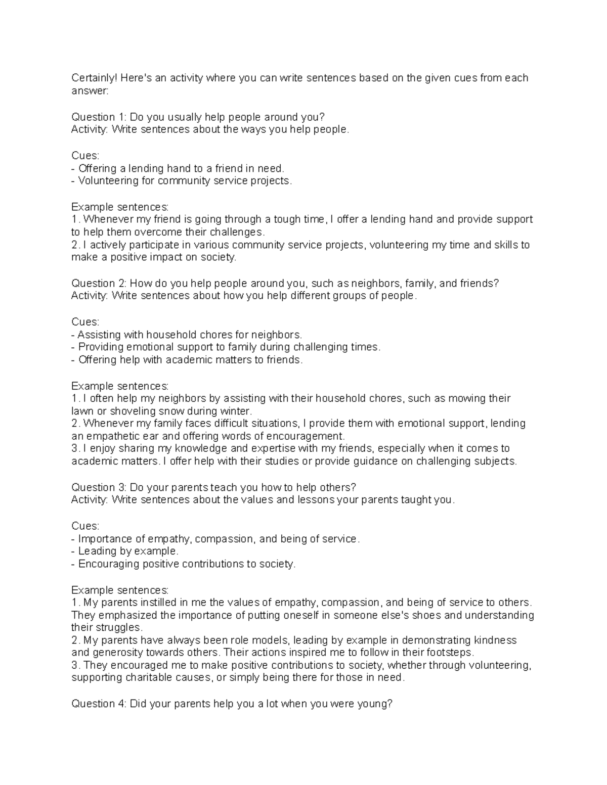 Helping Others: Practical Activities to Cultivate Empathy and Support ...