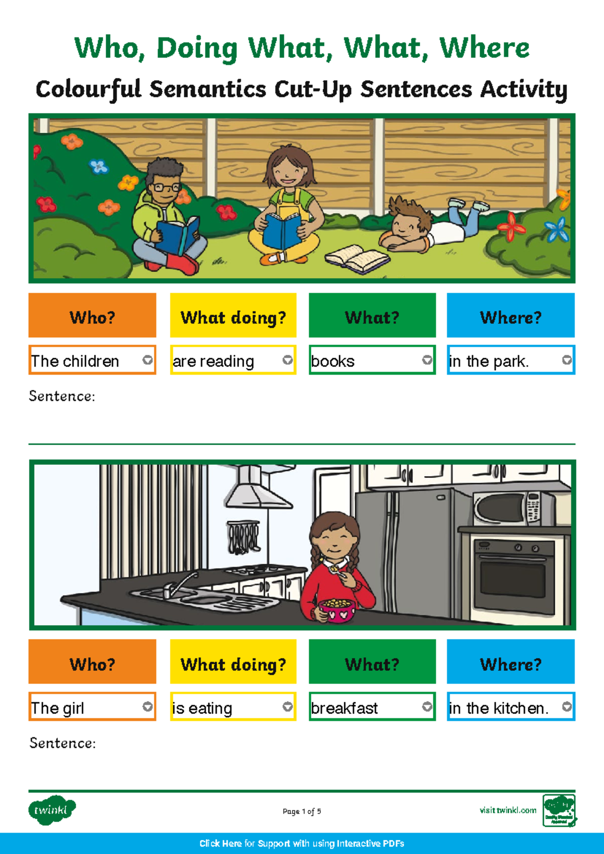 T-S-2549071 Colourful Semantics Cut-Up Sentences Activity - Studocu