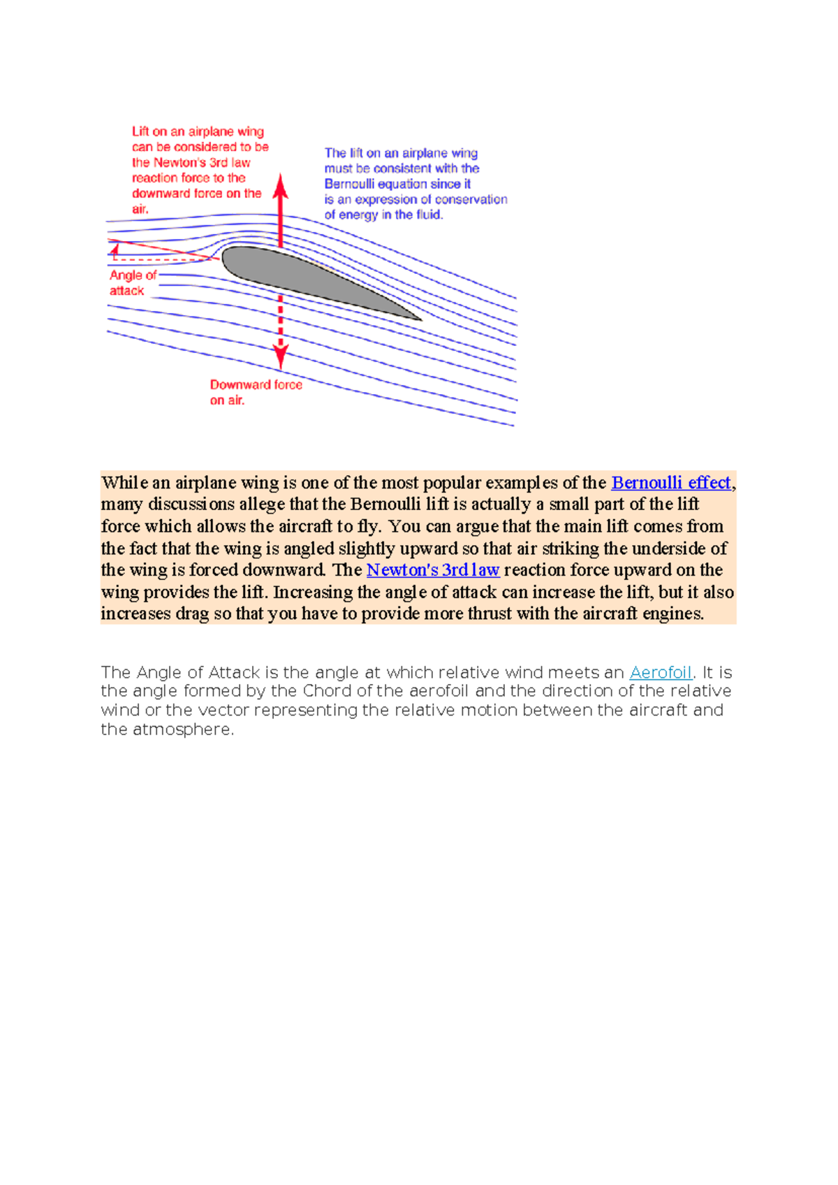 Background science new - While an airplane wing is one of the most ...