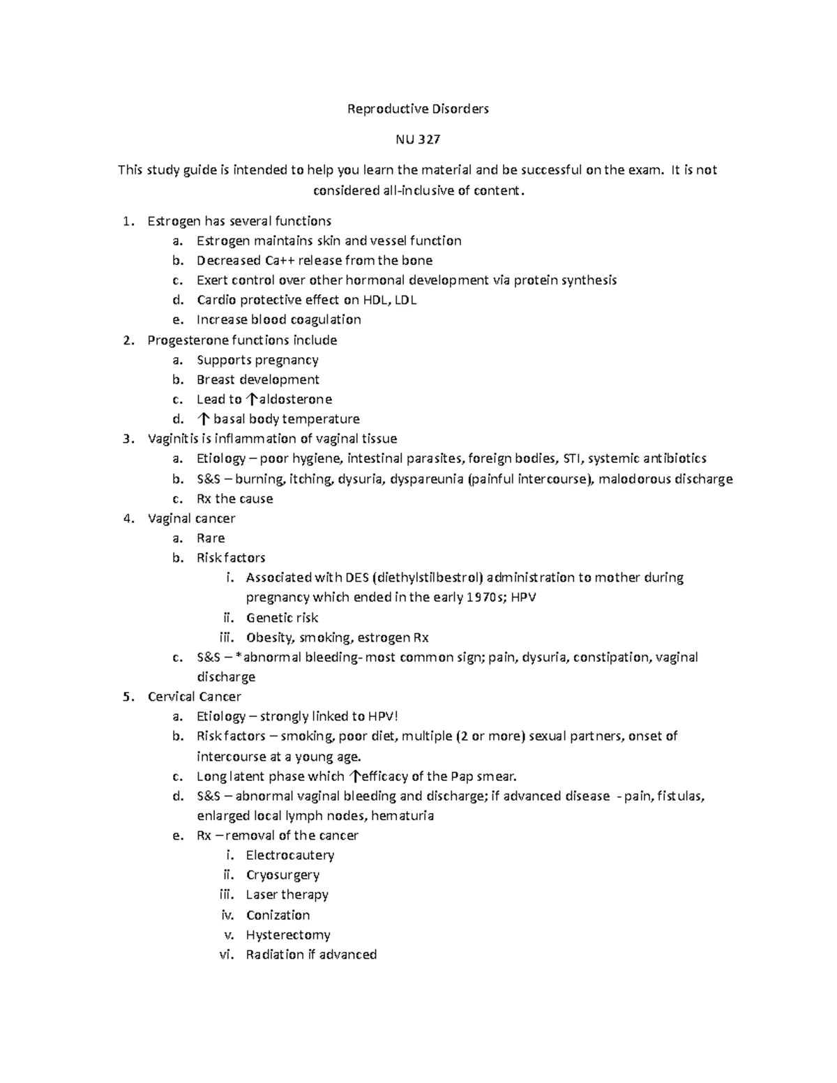 Integumentary Disorders & Burns Study Guide NU 327: Key Concepts ...