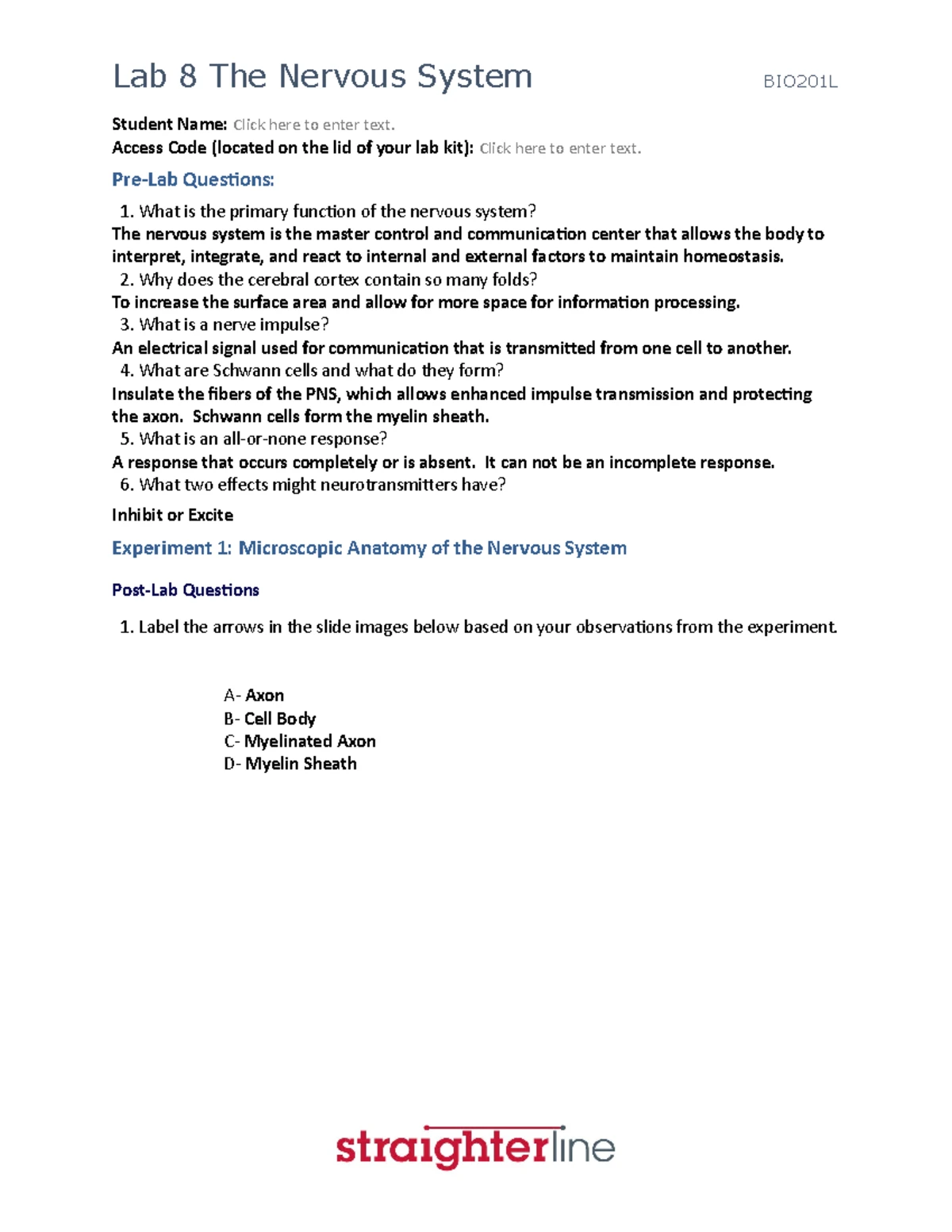 BIO201L+Lab+4+Upload+Document studocu - Student Name: Click here to ...
