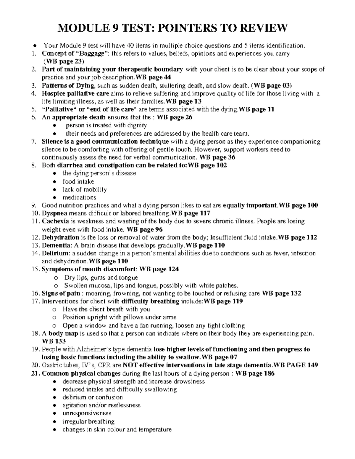 PSW 101 - Module Overview & Assignment Details on Key Texts - Studocu