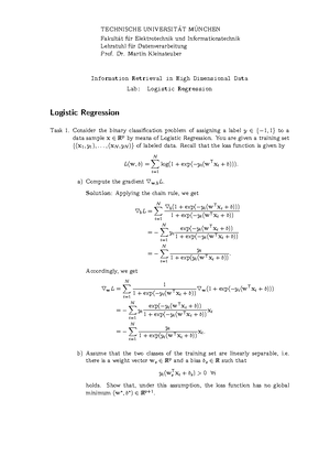 Lecture Notes Information Retrieval In High Dimensional Data ...