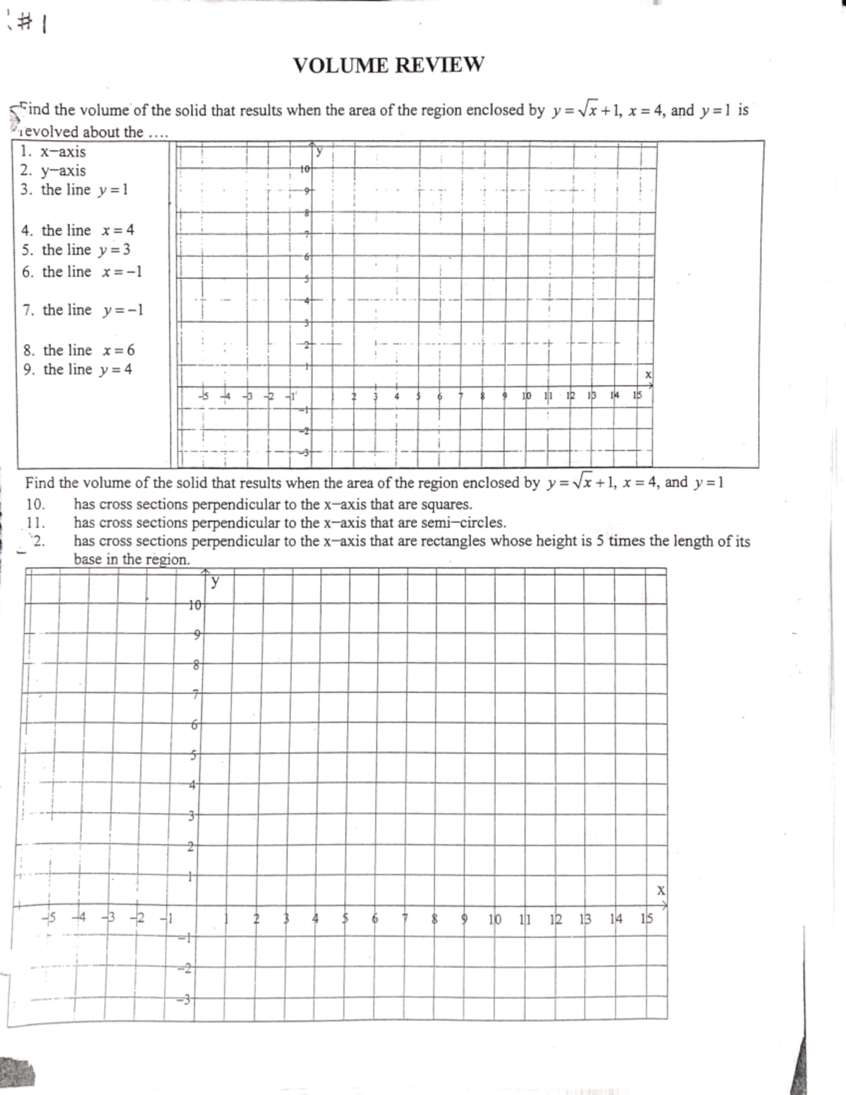 Area and Volume Practice Exercises - Studocu