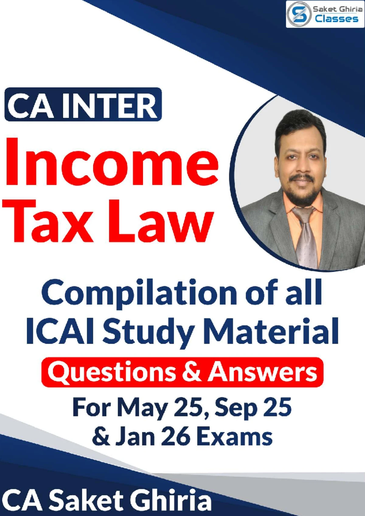 CA Inter DT Amendment Notes for May 2025, September 2025 & January 2026 ...