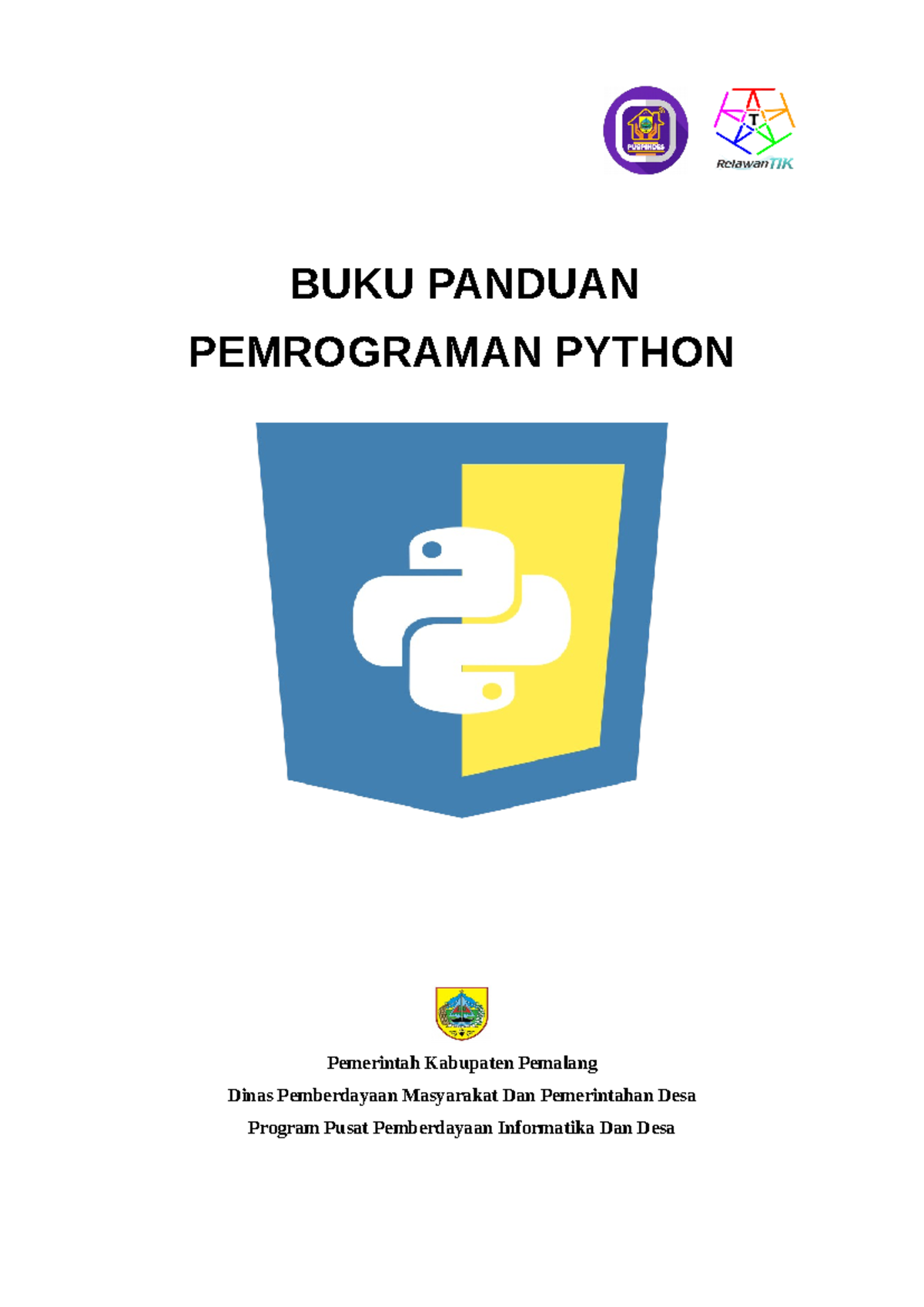 Buku Panduan Pemrograman Python untuk Masyarakat Desa - Studocu