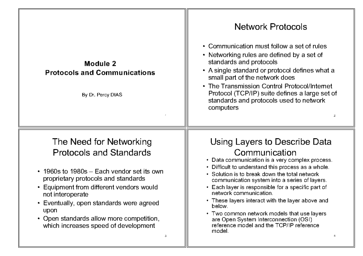 ISOM3180 M2 - Understanding Network Protocols and Communication Layers ...