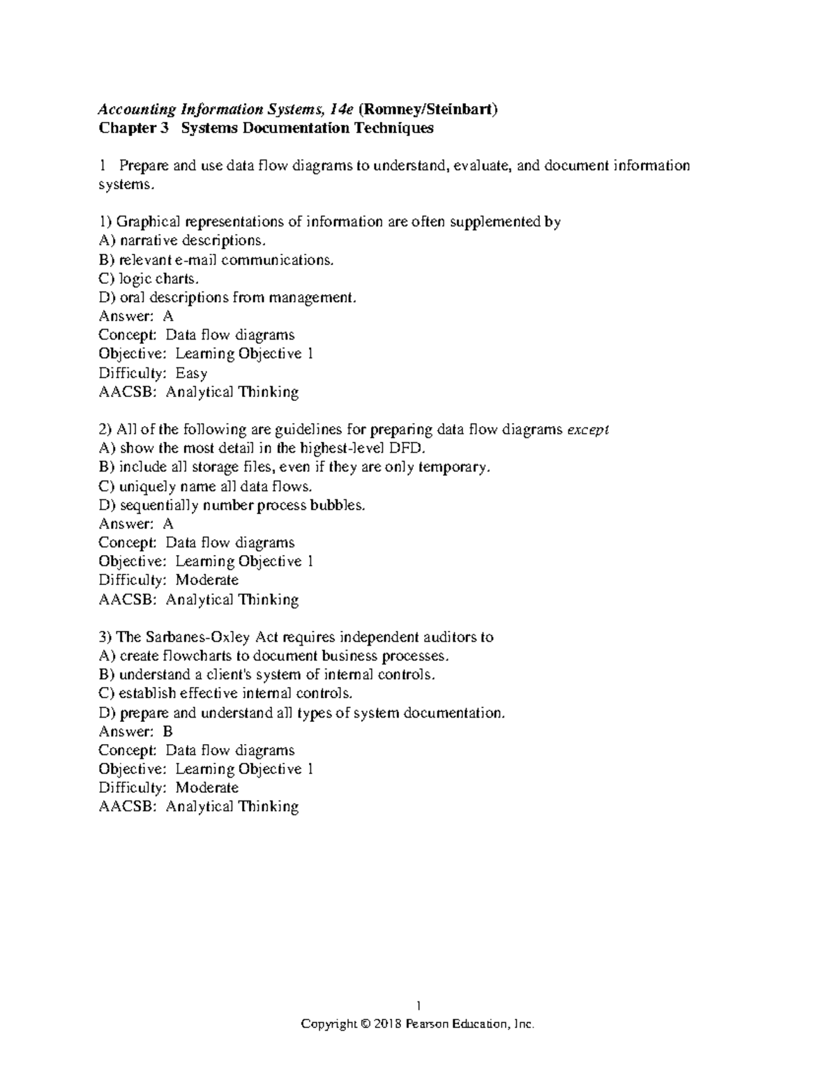 Chapter 3 - Documentation Techniques in Accounting Info Systems - Studocu