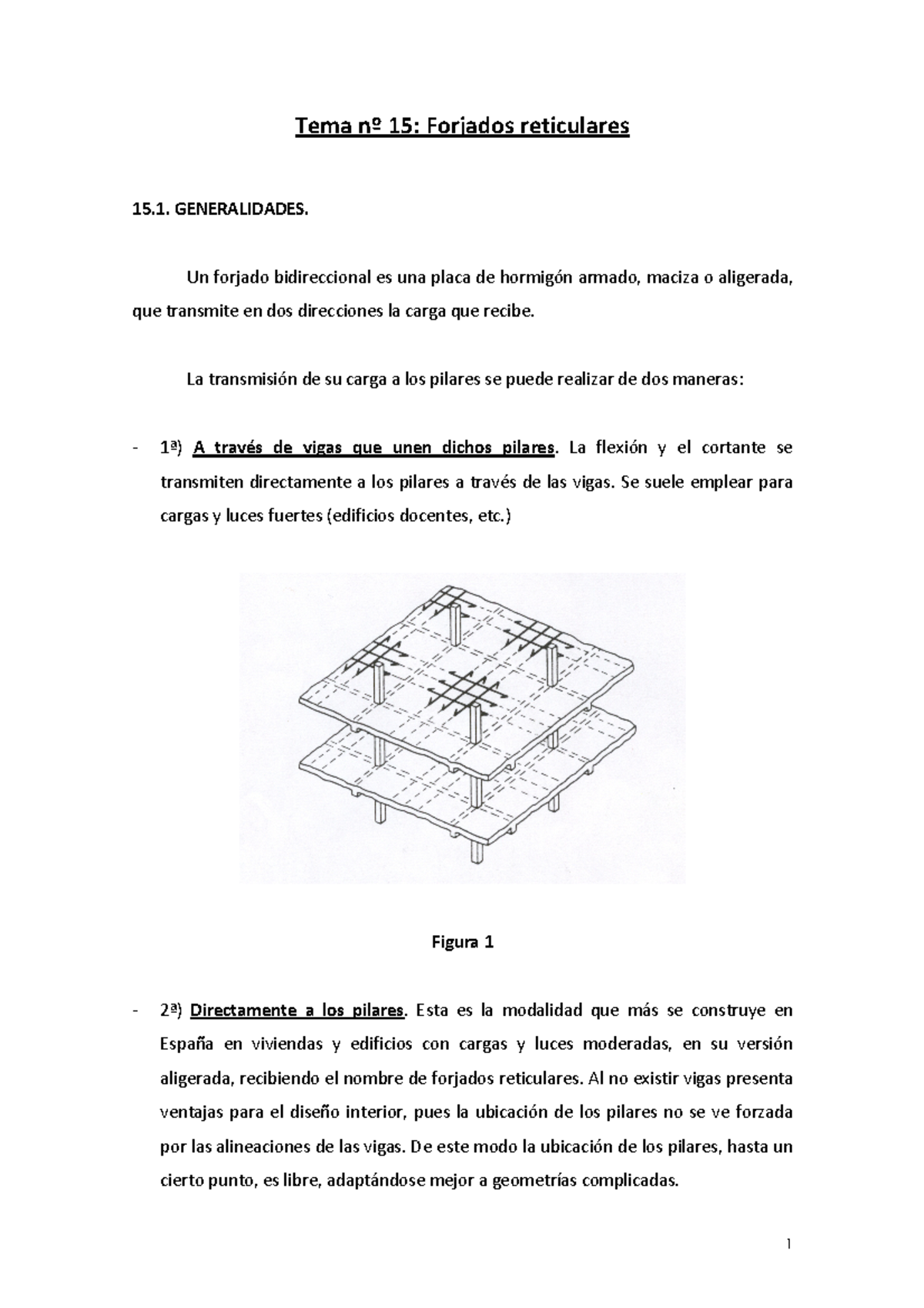 Tema 15: Forjados Reticulares en Estructuras de Hormigón - Studocu