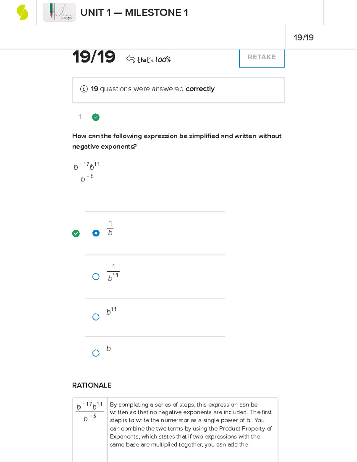 College Algebra UNIT 1 MILESTONE 1 Study Guide and Solutions - Studocu