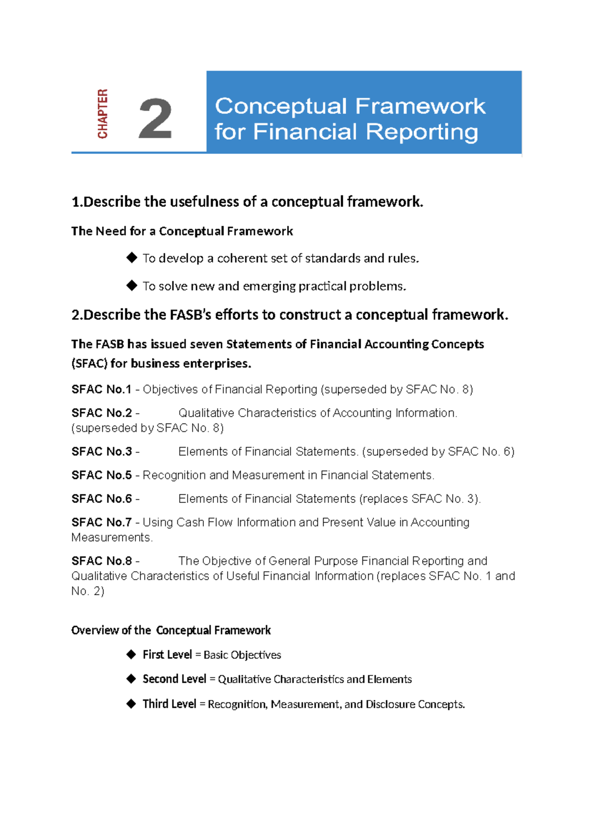 Conceptual Framework in Accounting: Usefulness & Key Elements (ACCT 101 ...