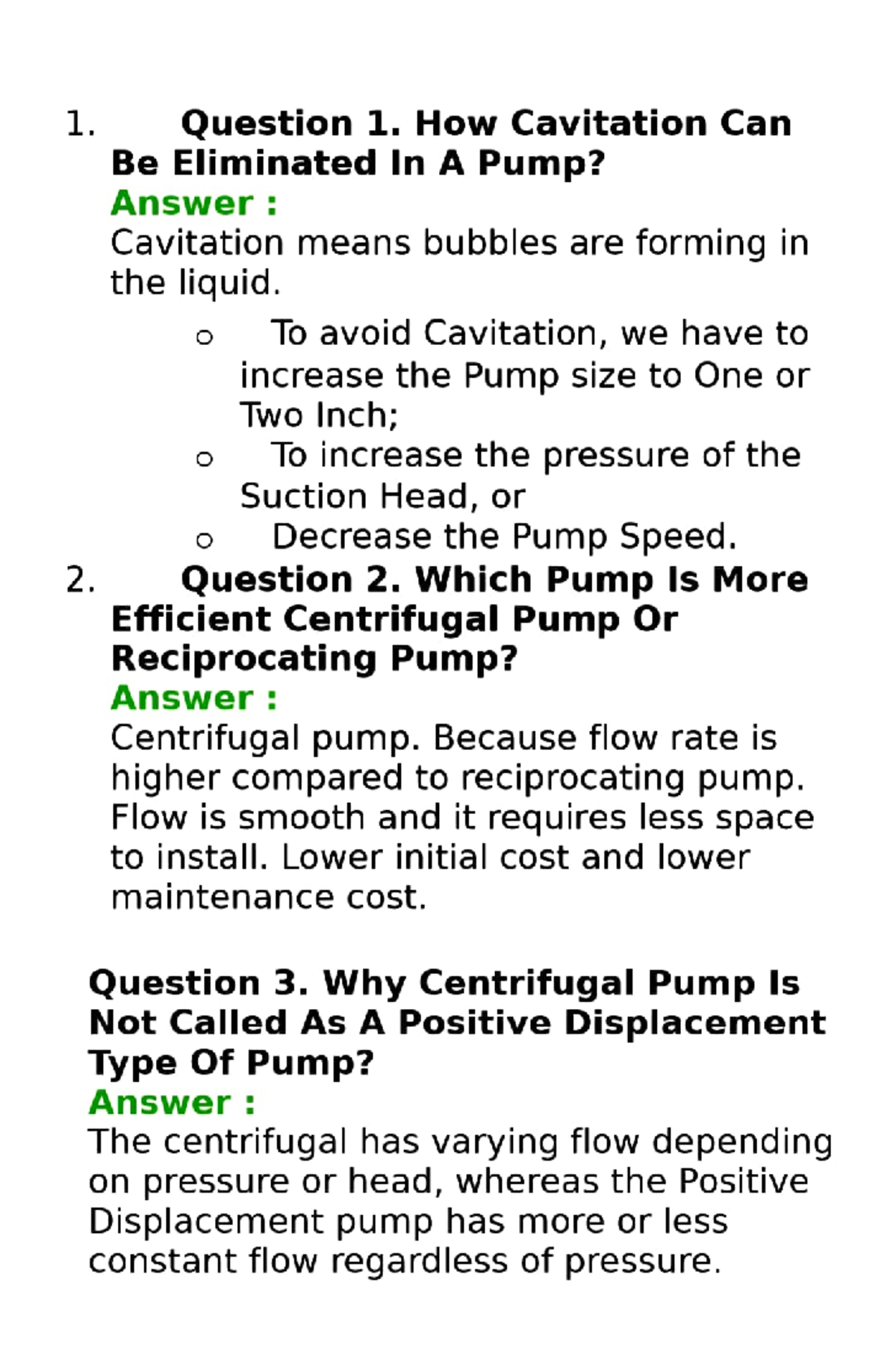 Fluid Mechanics Interview Prep: Key Questions and Answers - Studocu