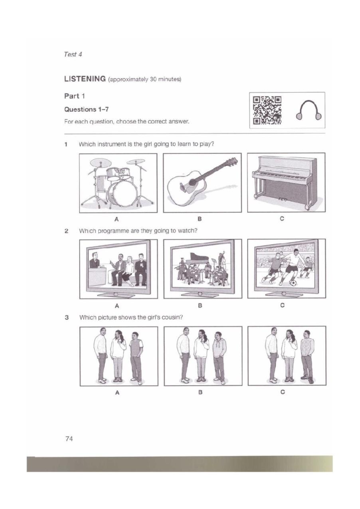 P1-T4-LIS - Listening Test 4 Questions and Answers - Studocu