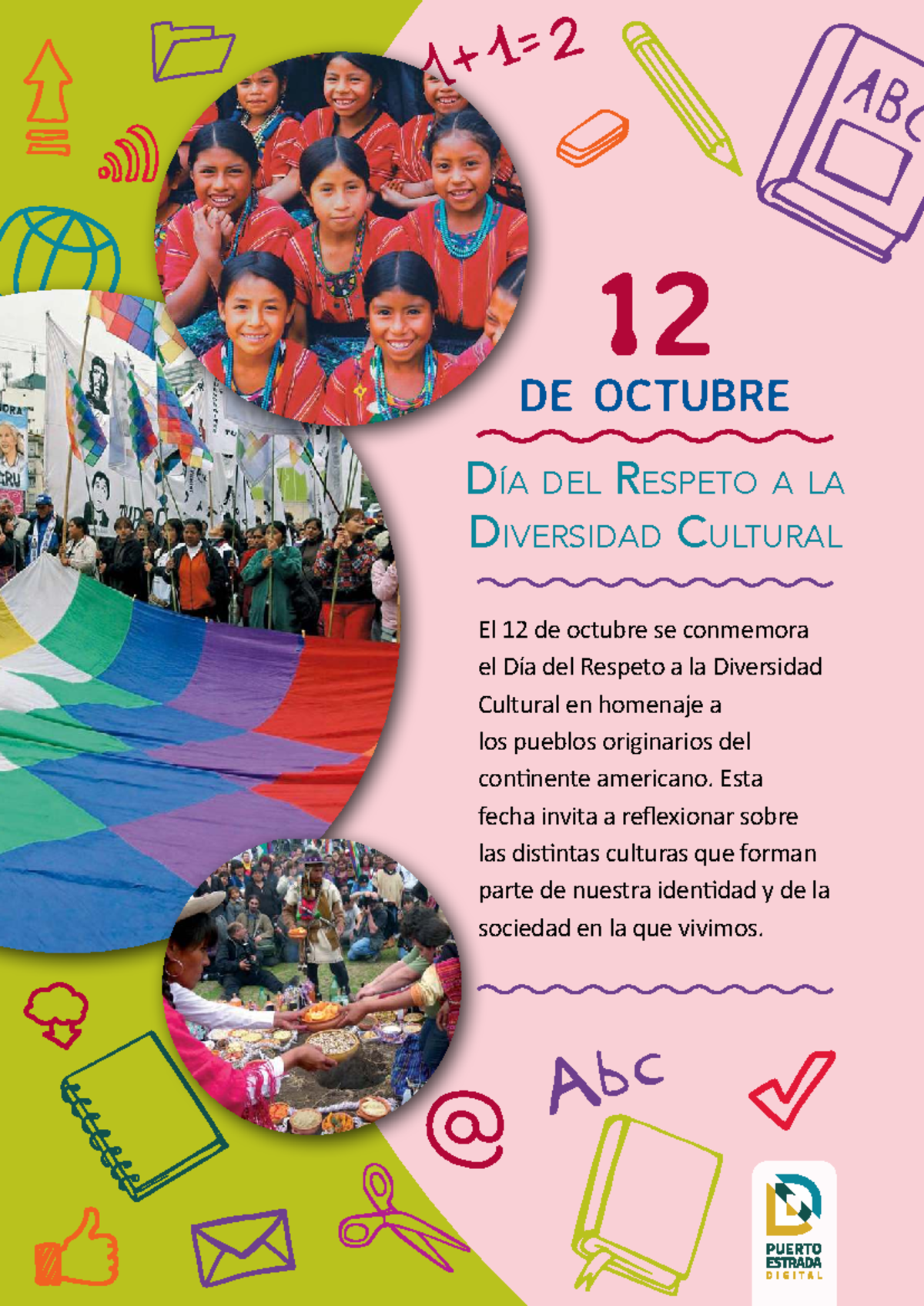 12 de octubre - 1° Ciclo: Día del Respeto a la Diversidad Cultural ...