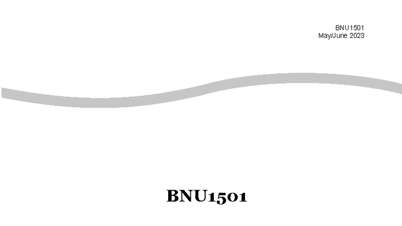 Bnu1501 Final Exam Paper Basic Numeracy Questions May 2023 Studocu