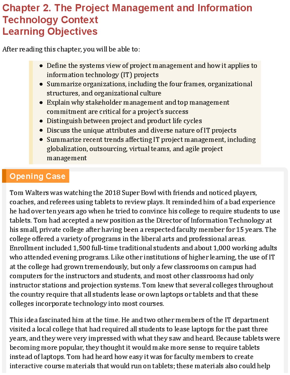Chapter 2: Project Management in IT Context - Key Concepts and Trends ...