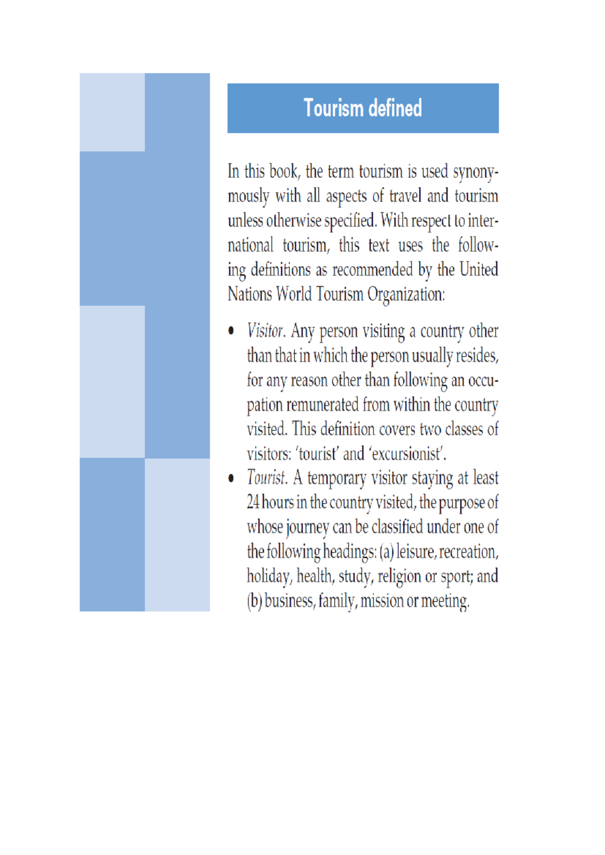 Tourism Policy by David Edgell - policies we set for tourism in an ever ...