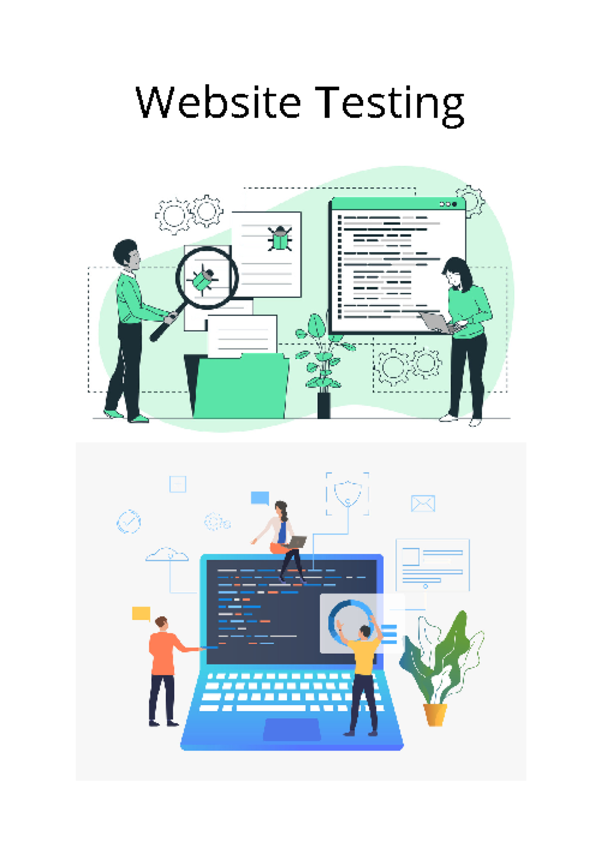 Website Testing (WBT-101): Essential Test Cases for UI Elements - Studocu