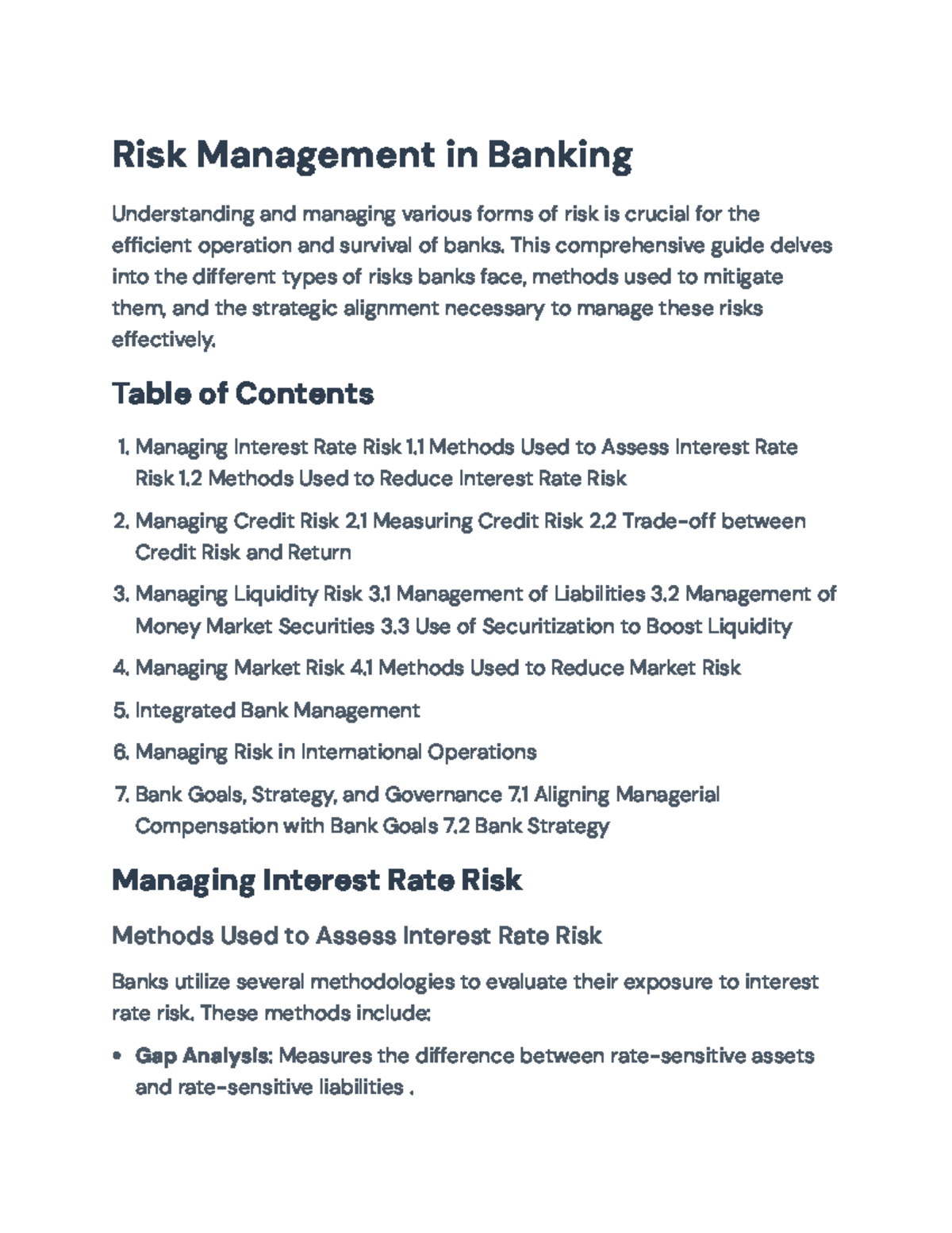 Risk Management Strategies in Banking: A Comprehensive Guide - Risk ...