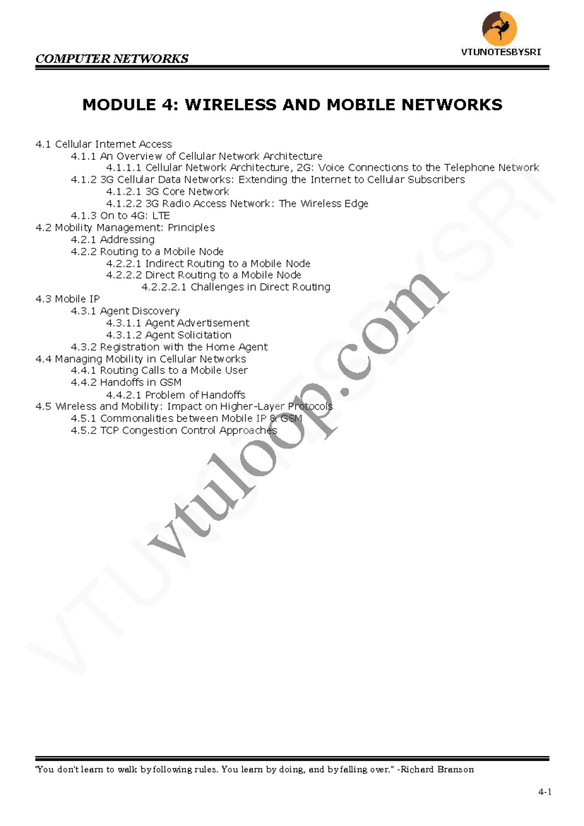 COMPUTER NETWORKS M4: Wireless & Mobile Networks Overview and Concepts ...