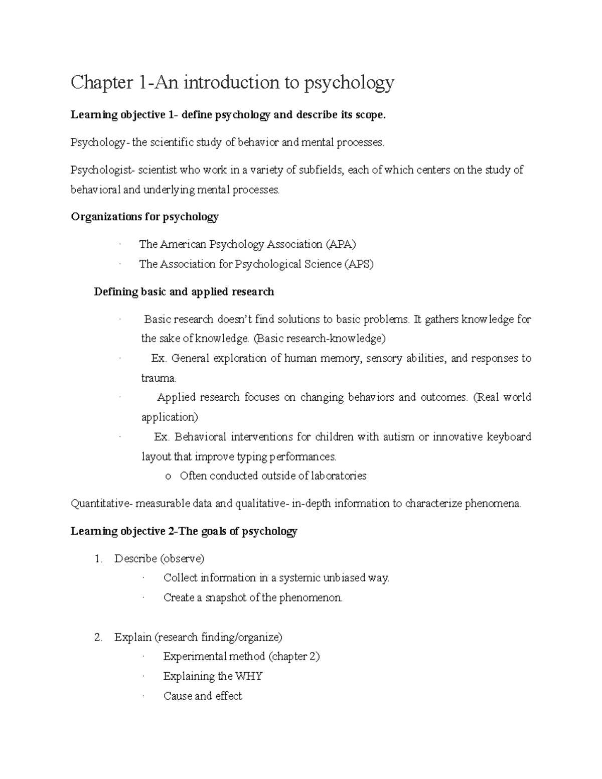 PYSC Notes - Chapters 1-5 Overview and Key Concepts - Studocu