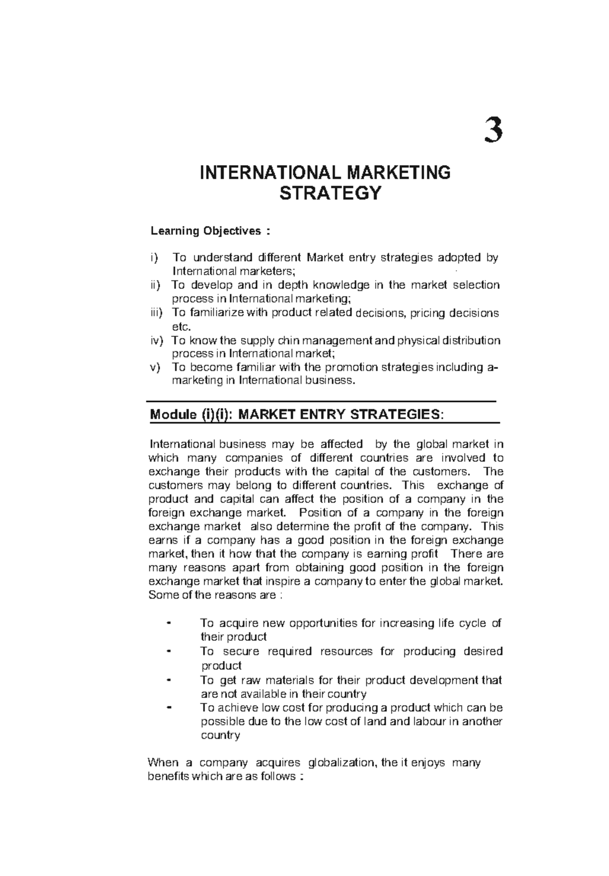 International Marketing Strategies: Chapter 3 Overview - Studocu