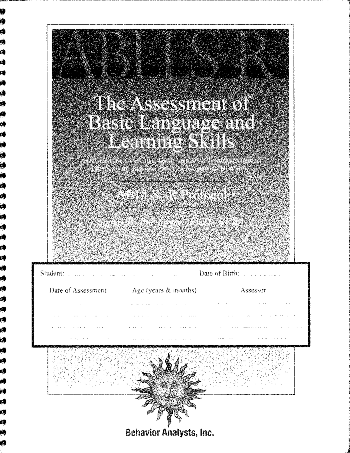 ABLLS-R Protocol Manual: Comprehensive Assessment Guide - Studocu