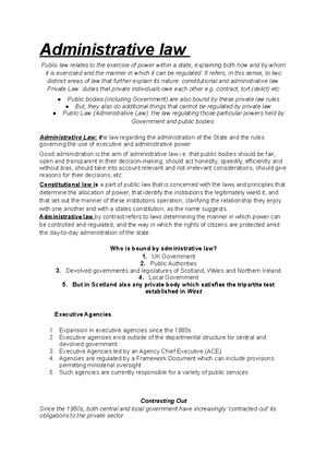 Tutorial 1 Admin Law - TUTORIAL 1 Administrative Law: Problem Questions ...