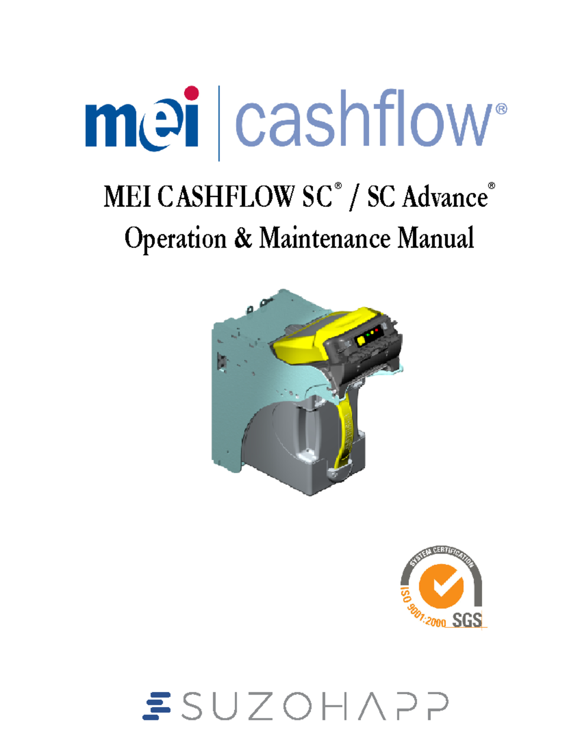 Manual Billetero MEI CASHFLOW SC Operation & Maintenance Guide - Studocu