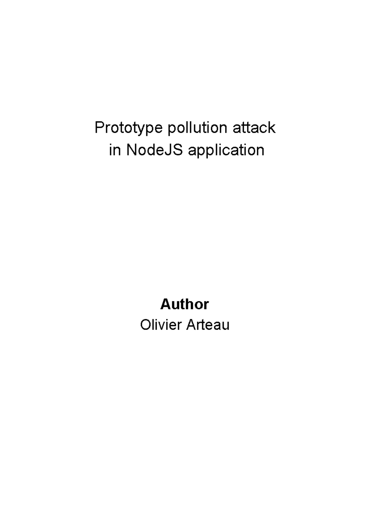 Java Script prototype pollution attack in Node JS - Prototype pollution ...