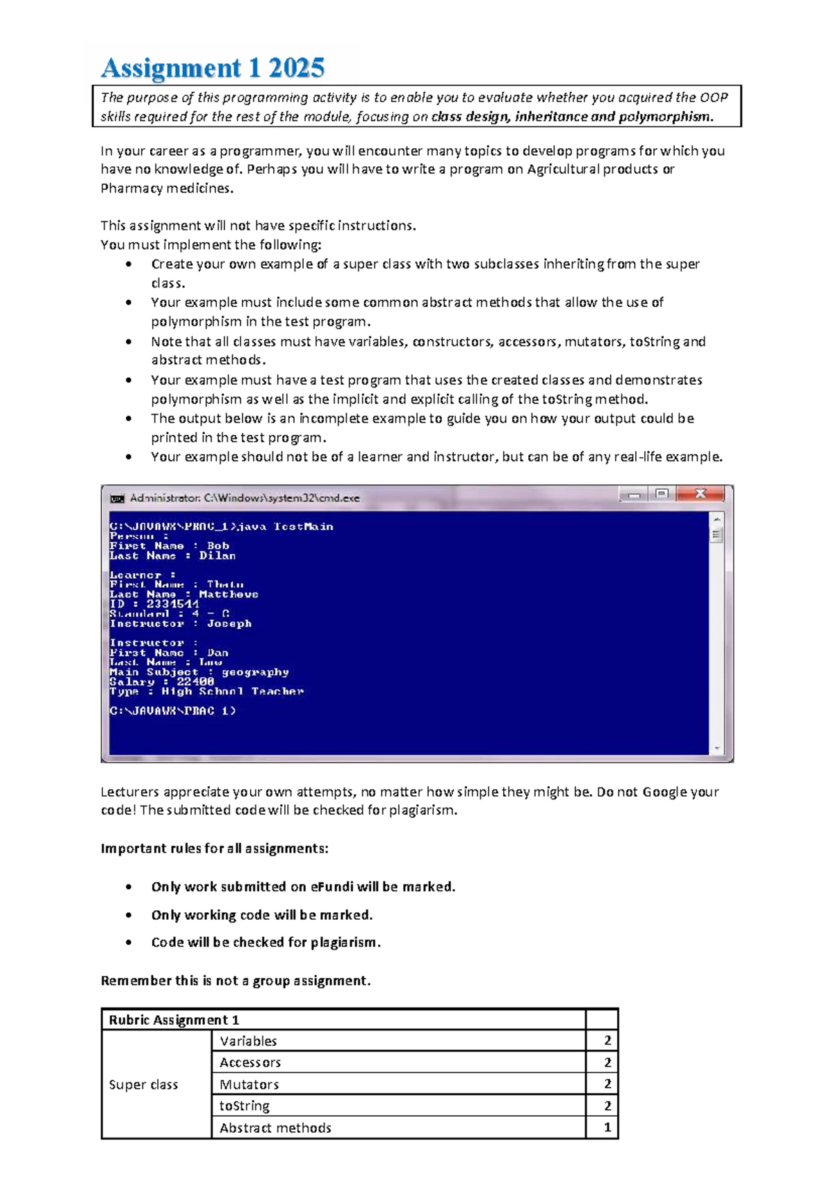 CMPG 221 Assignment SU2 2024: Tau-notation and Code Analysis - Studocu