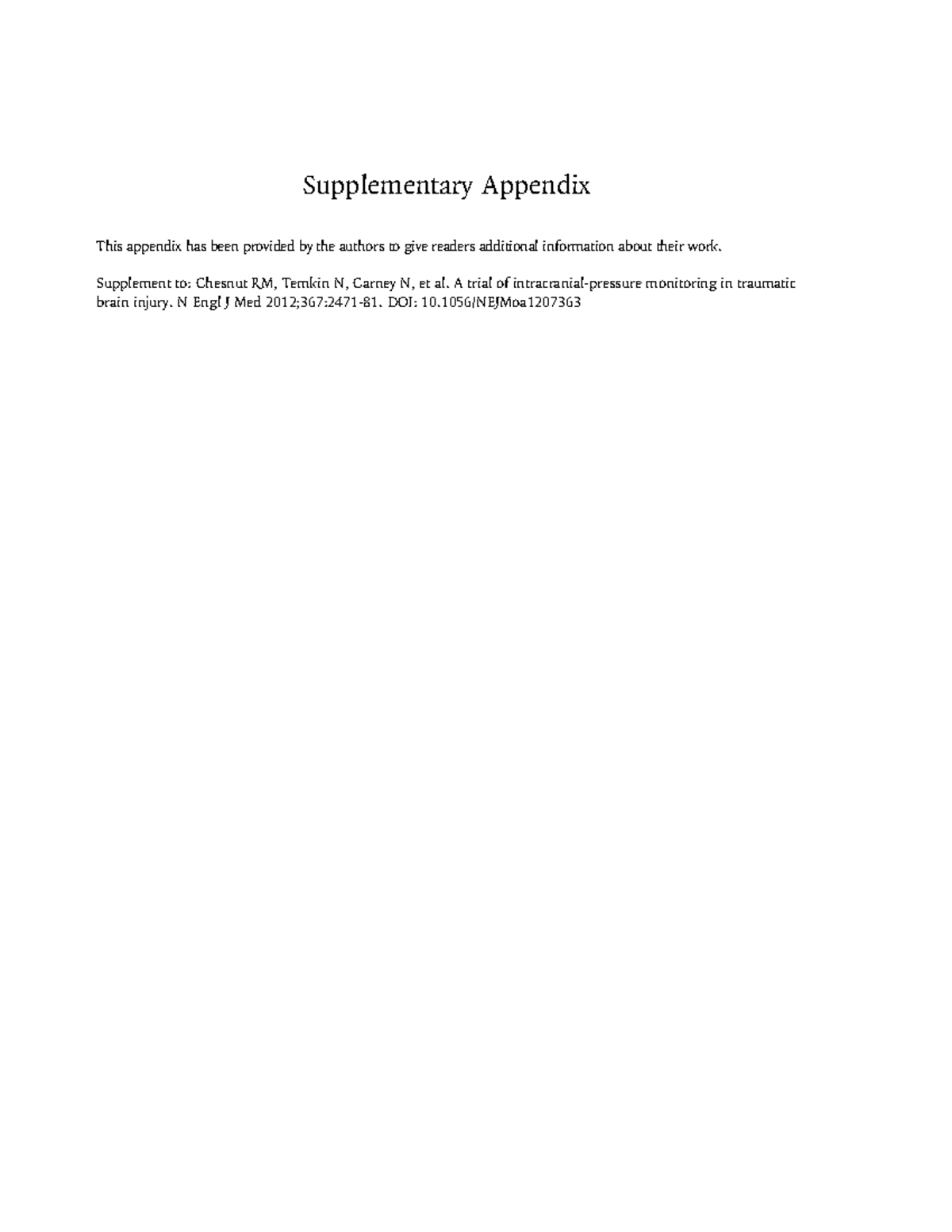 Nejmoa 1207363 appendix - Supplementary Appendix This appendix has been ...