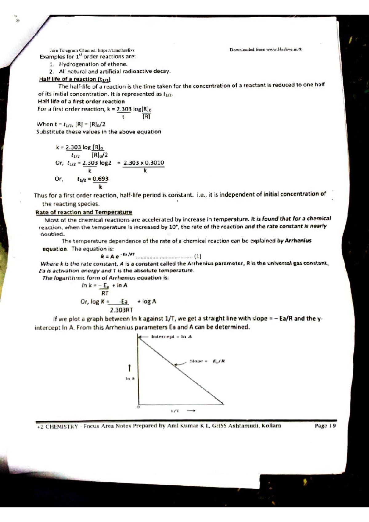 Chemistry Notes 1: Essential Concepts and Key Reactions - Studocu