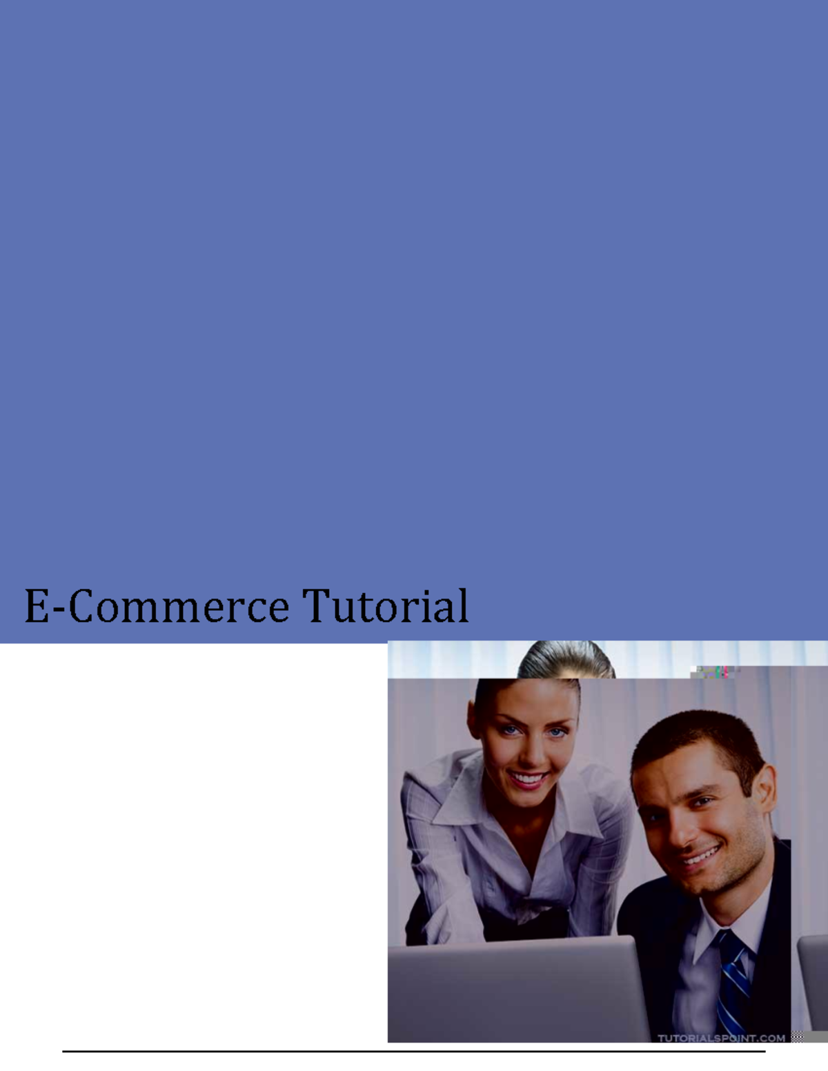 E commerce tutorial - E-Commerce Tutorial i E-COMMERCE TUTORIAL Simply ...
