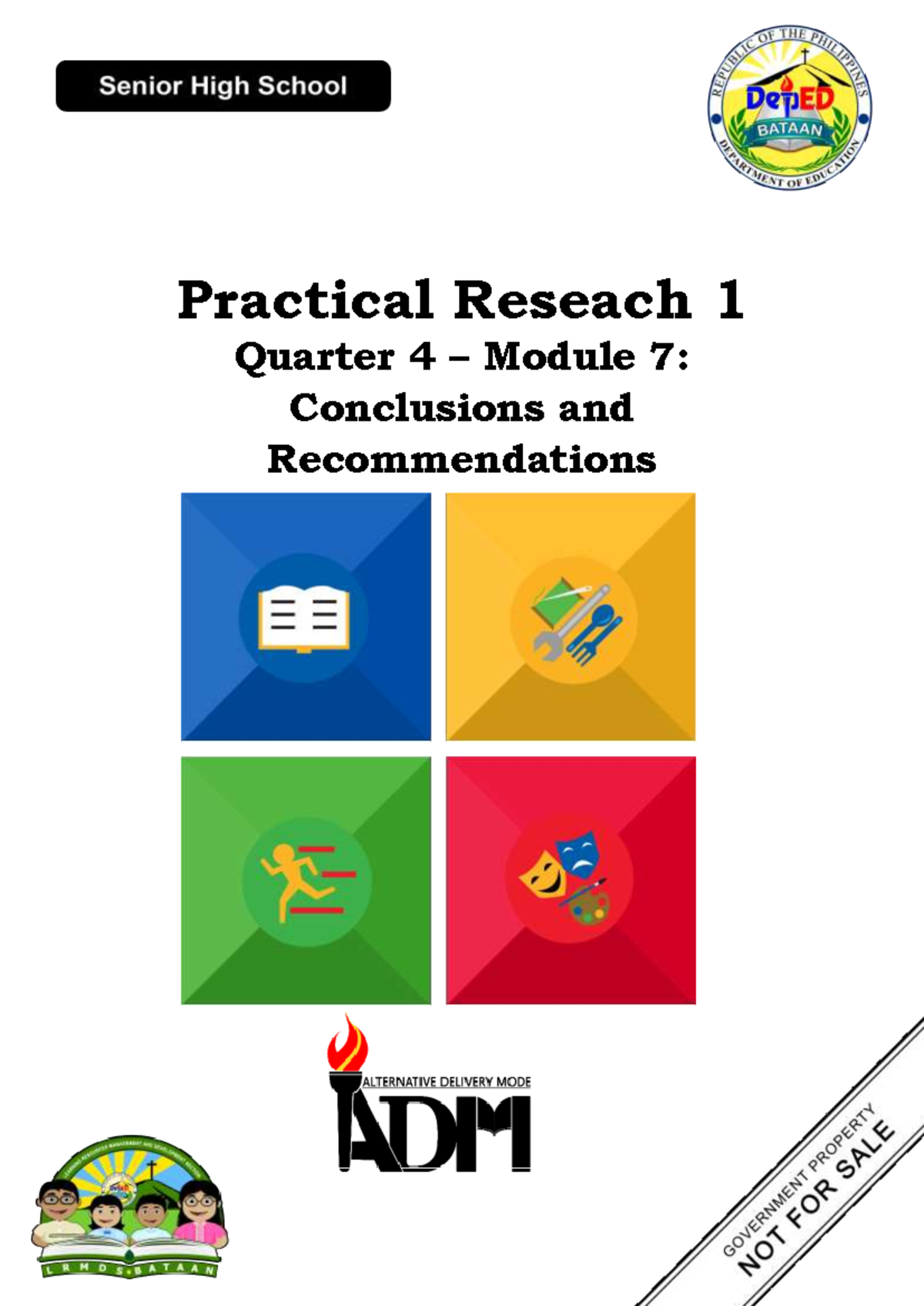 Practical Research 1 Q4 Mod 7: Conclusions and Recommendations Guide ...