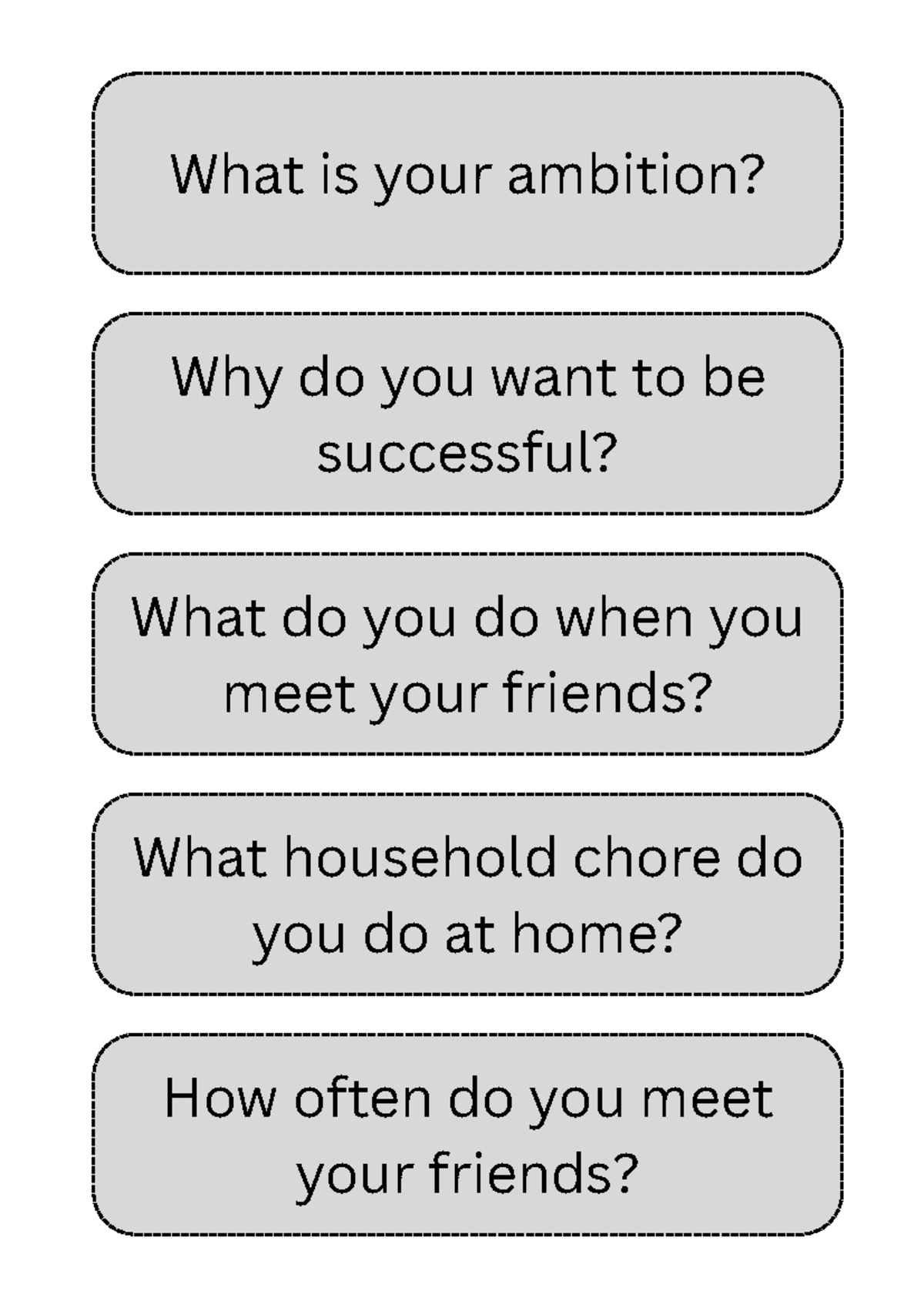 Personal Reflection Questions: Exploring Ambitions and Aspirations ...
