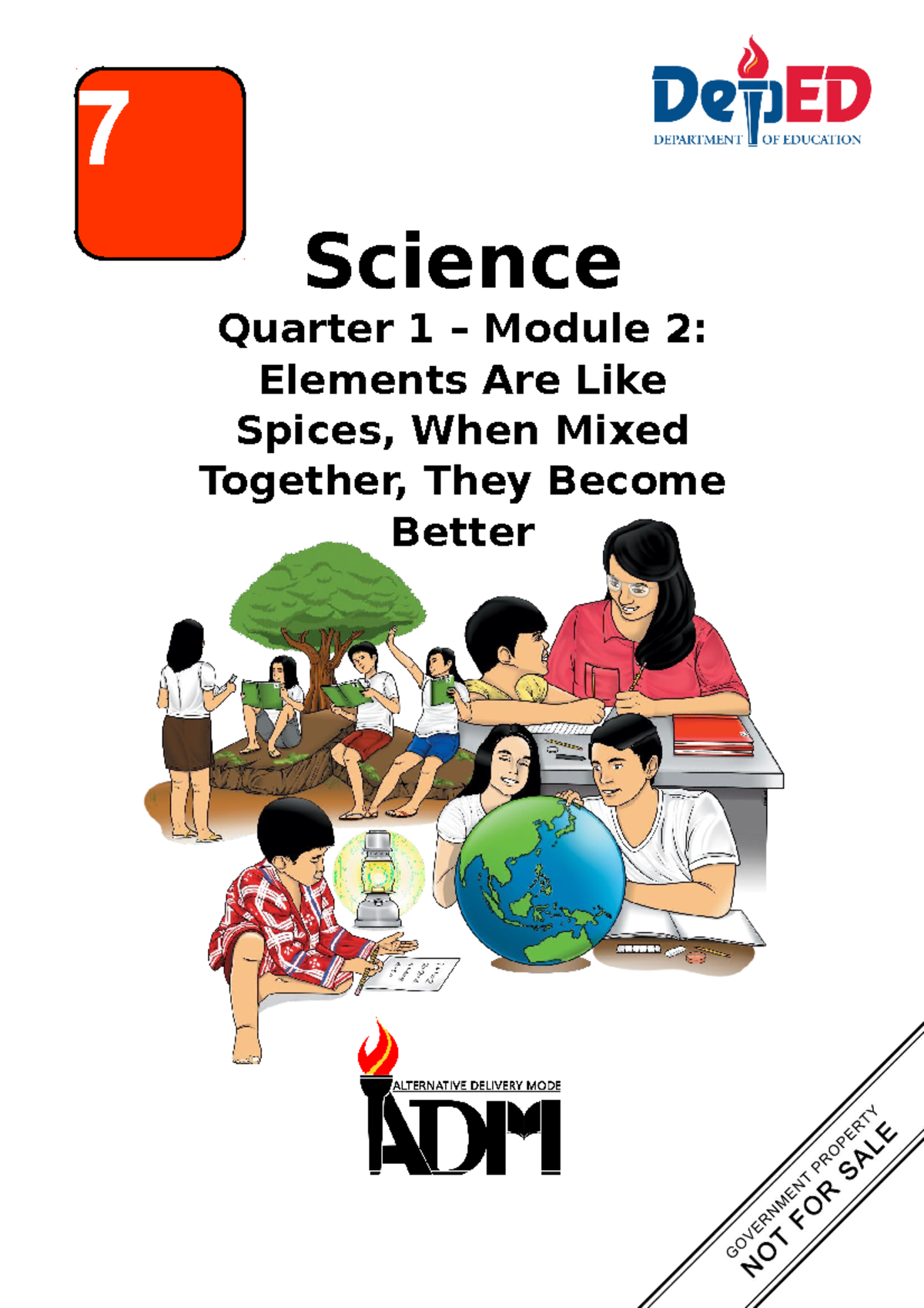 Scie 7 Q1 Module 2 - Elements: Understanding Their Characteristics - Document Preview