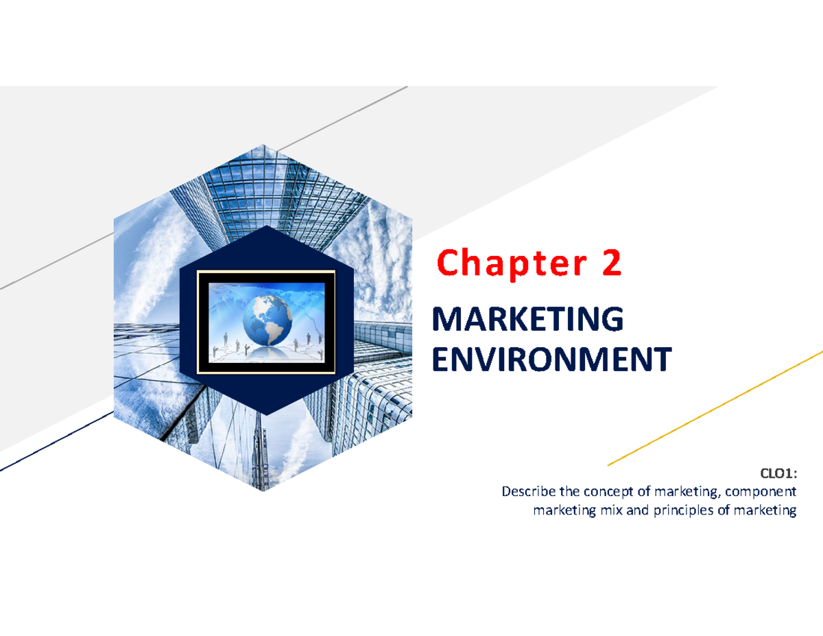 Mkt 243 Chapter 2: Understanding the Marketing Environment Factors ...